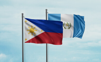Guatemala and Philippines flag