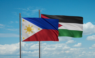 Jordan and Philippines flag