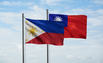 Taiwan and Philippines flag