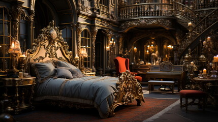 The bedroom of a 1500s South American castle