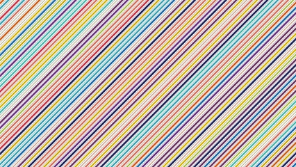 Colorful striped background, diagonal stripes