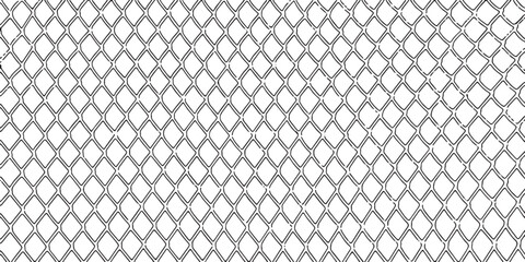 Naklejka premium Grid metal chain-link. Vector background.cage.chain