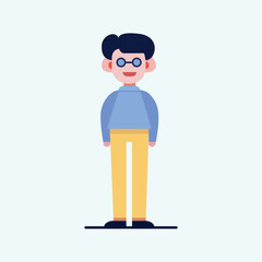 Cartoon Character Illustration, Vector People Illustration, 2D Animation character illustration