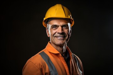 Smart portrait, male senior engineer standing with his arms crossed confidently. - 651947911