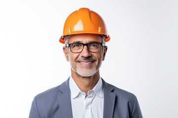 Smart portrait, male senior engineer standing with his arms crossed confidently. - 651947928