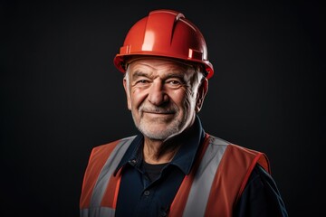 Smart portrait, male senior engineer standing with his arms crossed confidently. - 651947935