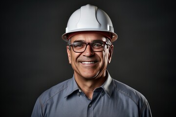 Smart portrait, male senior engineer standing with his arms crossed confidently. - 651947937