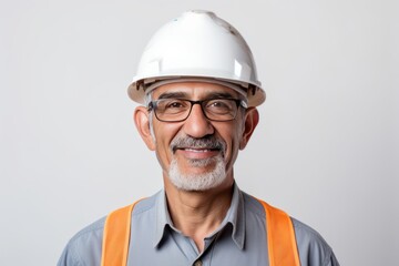 Smart portrait, male senior engineer standing with his arms crossed confidently. - 651947963