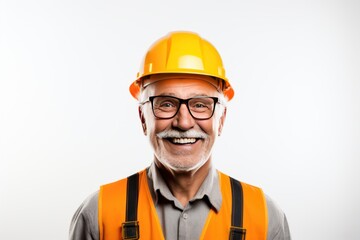 Smart portrait, male senior engineer standing with his arms crossed confidently. - 651947990