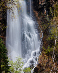 bridal veil falls in spearfish canyon