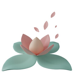 spa concept with flower
