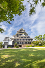 観光スポットの岡山城