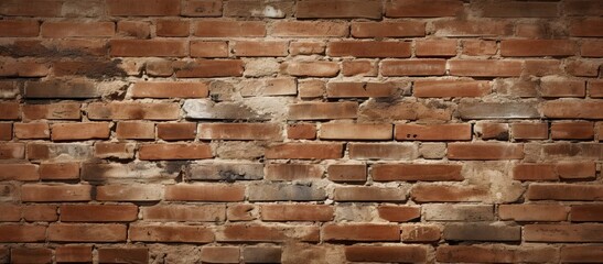 Vintage brick wall. Aged beauty in urban architecture. Grunge brickwork background. Weathered elegance. Close up of textured bricks. Architectural detail