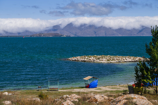 Fabulous view of Lake Sevan, Armenia