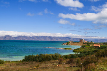 Fototapeta premium Fabulous view of Lake Sevan, Armenia