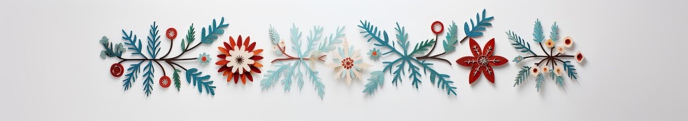 Winter Floral Garland