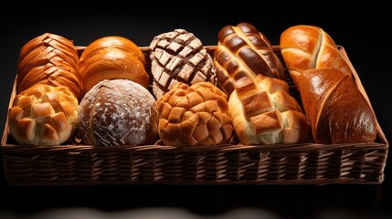 Delicious Japanese Shokupan Bread: A Variety of Loafs on Display