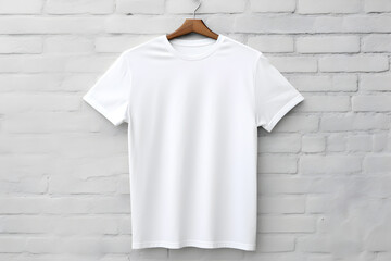 white t-shirt for mockup - obrazy, fototapety, plakaty