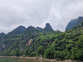 Karst Mountains Landscape in Guilin, China.