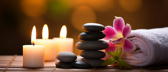 Candles and Stones: Meditation Tranquility