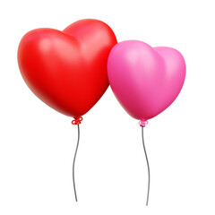 Love Balloon 3d Icon Illustrations