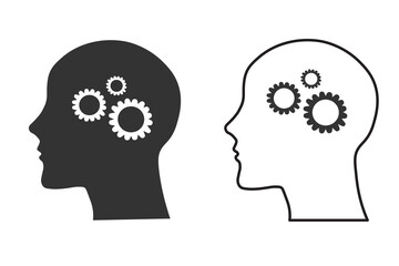 Gear icon. Settings vector ilustration.