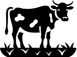 Cows grazing icon