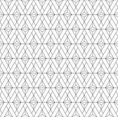 Seamless geometric pattern in Japanese craft style Kumiko zaiku