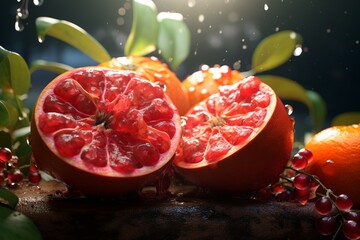 grapefruit and water, Generative AI