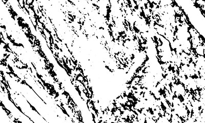 Grunge texture of cracks on the stone, veins, lines, chips. Vector black background