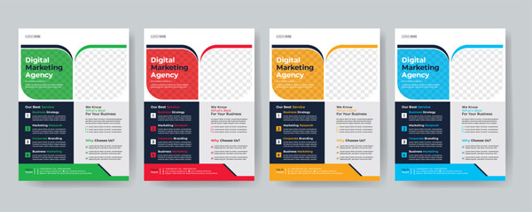 Modern Creative Corporate & Business Flyer Brochure Template Design, abstract business flyer, vector template design. Brochure design, cover, annual report, poster, flyer