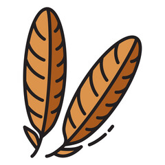 Turkey feather icon