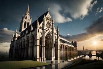 cathedral of st james - obrazy, fototapety, plakaty