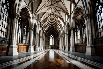Fototapeta premium interior of the church of st john the baptist