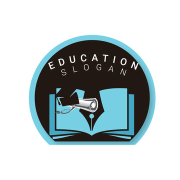 education business logo template design.