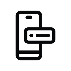 mobile server line icon. vector icon for your website, mobile, presentation, and logo design.