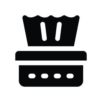 recommend clip art: tissue box solid icon. vector icon for your website, mobile, presentation, and logo design.