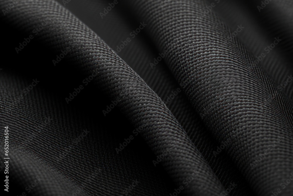 Poster A close up view of a black fabric. This versatile image can be used for various design projects.