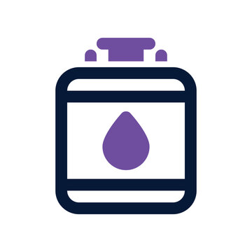recommend clip art: gas tank dual tone icon. vector icon for your website, mobile, presentation, and logo design.
