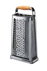 Metal grater, transparent background