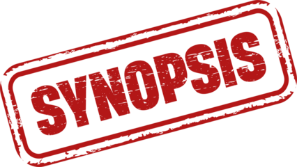 Synopsis square grunge stamp