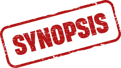 Synopsis square grunge stamp