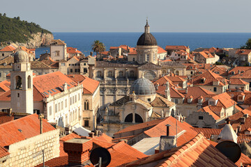 Fototapeta na wymiar Views from the Walls of Dubrovnik, Croatia