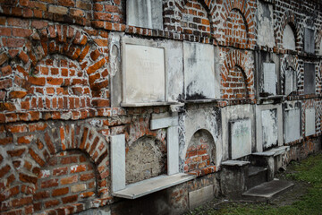 "City of the Dead" - the Above Ground Tombs in the New Orleans Cemetaries, USA	
