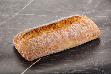 Italian ciabatta bread fresh and crust