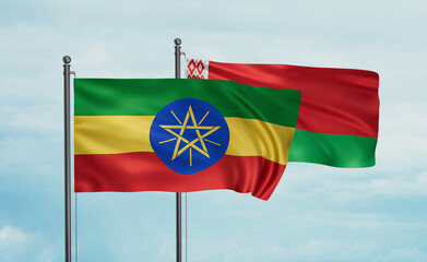 Belarus and Ethiopia flag