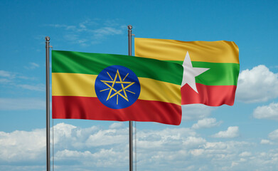 Myanmar Faso flag