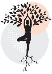Yoga connection with nature