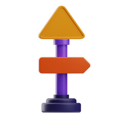 transport and sign object street sign 3d illustration