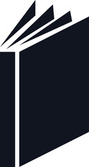 Reading line icon, Vector on white background. Simple book symbol. Vector